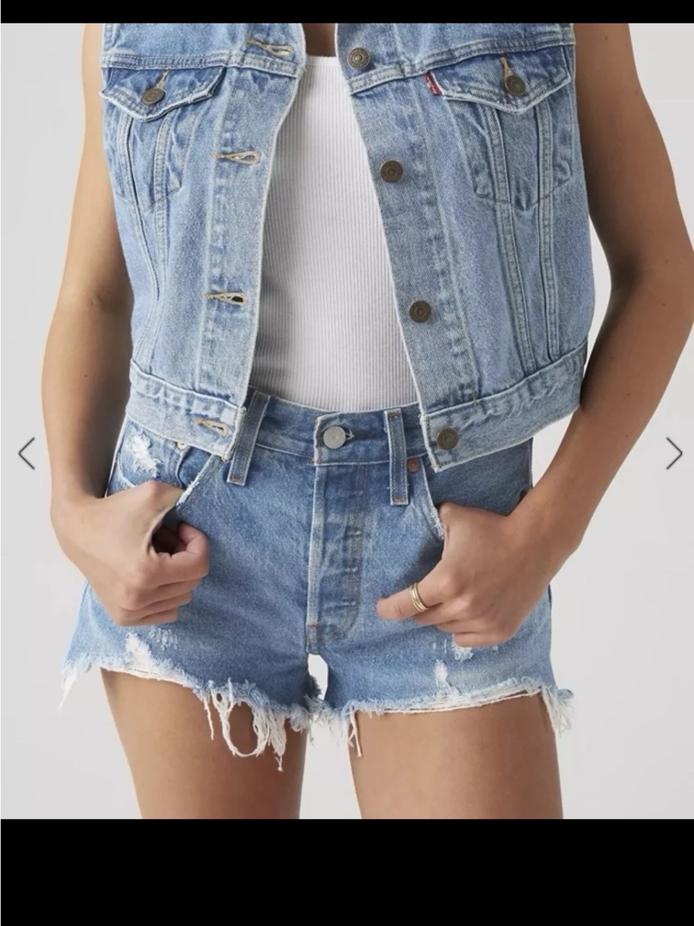 NWT Levi’s 501 Original Short in Athens Mid Short size 31 - Picture 8 of 12